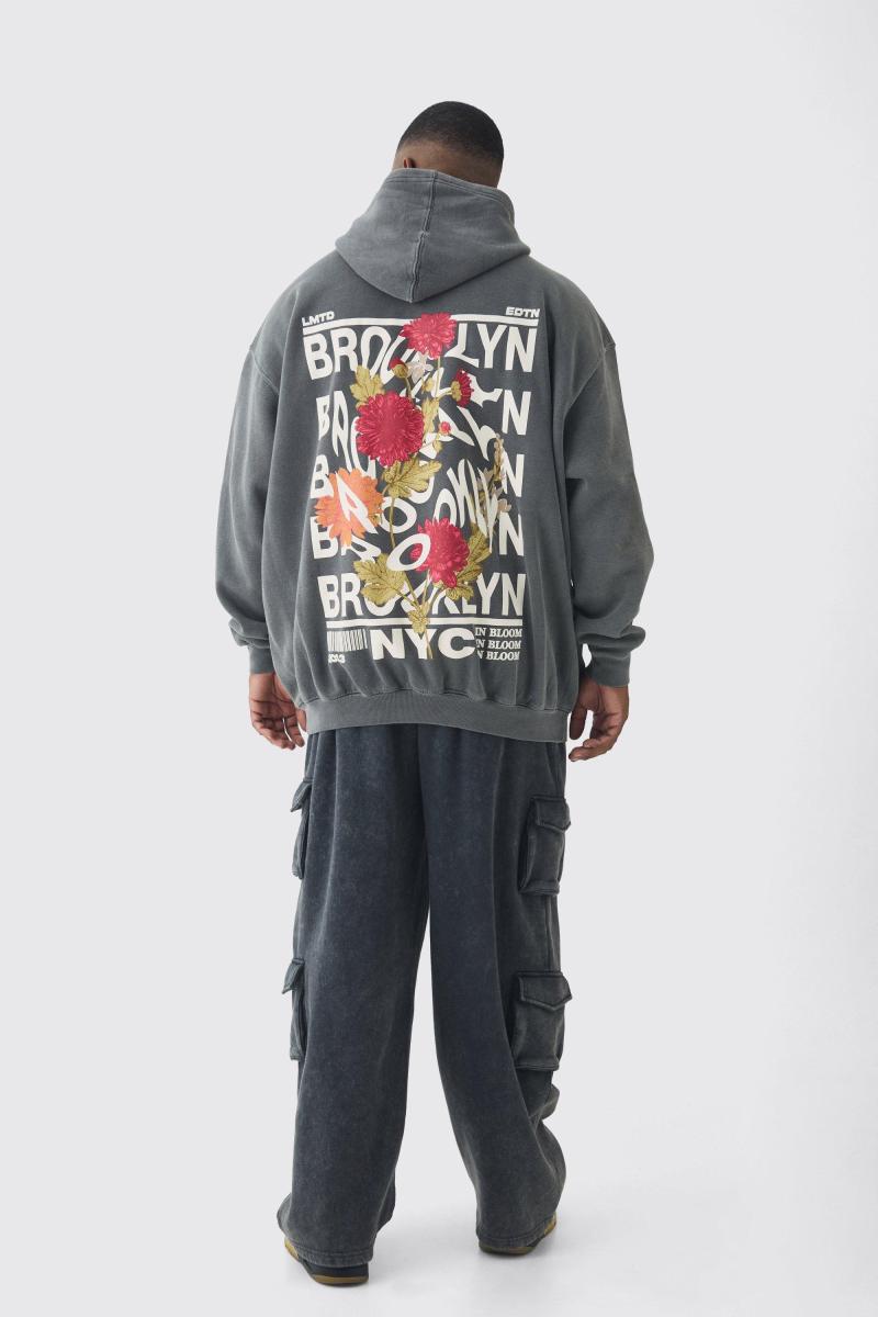 Плюс толстовка Brooklyn великого розміру з малюнком