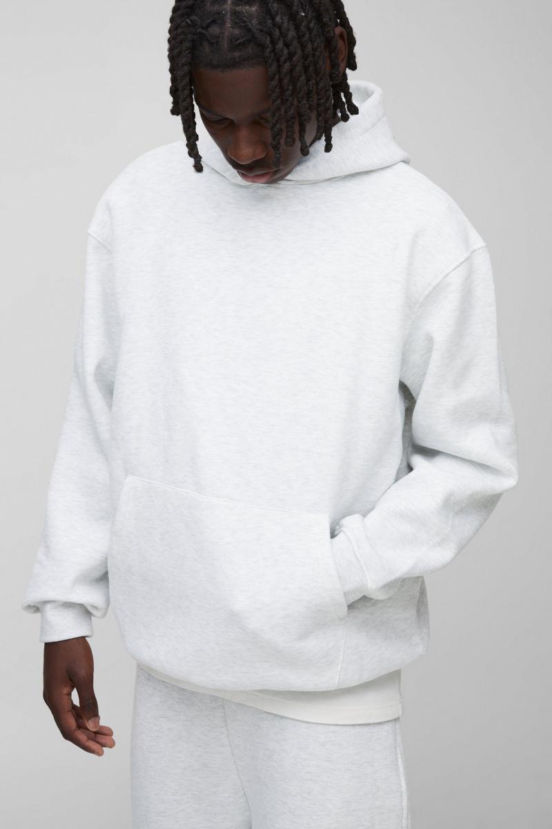 330GSM Базовий великий худі через голову