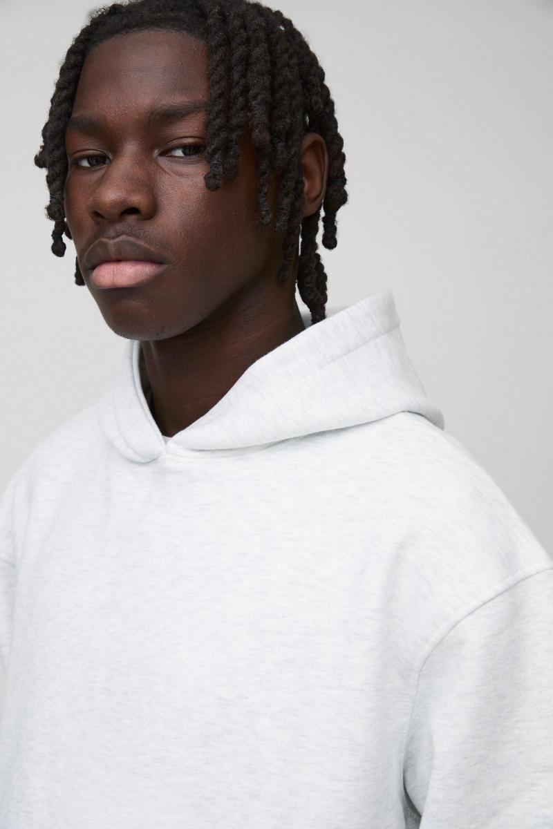 330GSM Базовий великий худі через голову