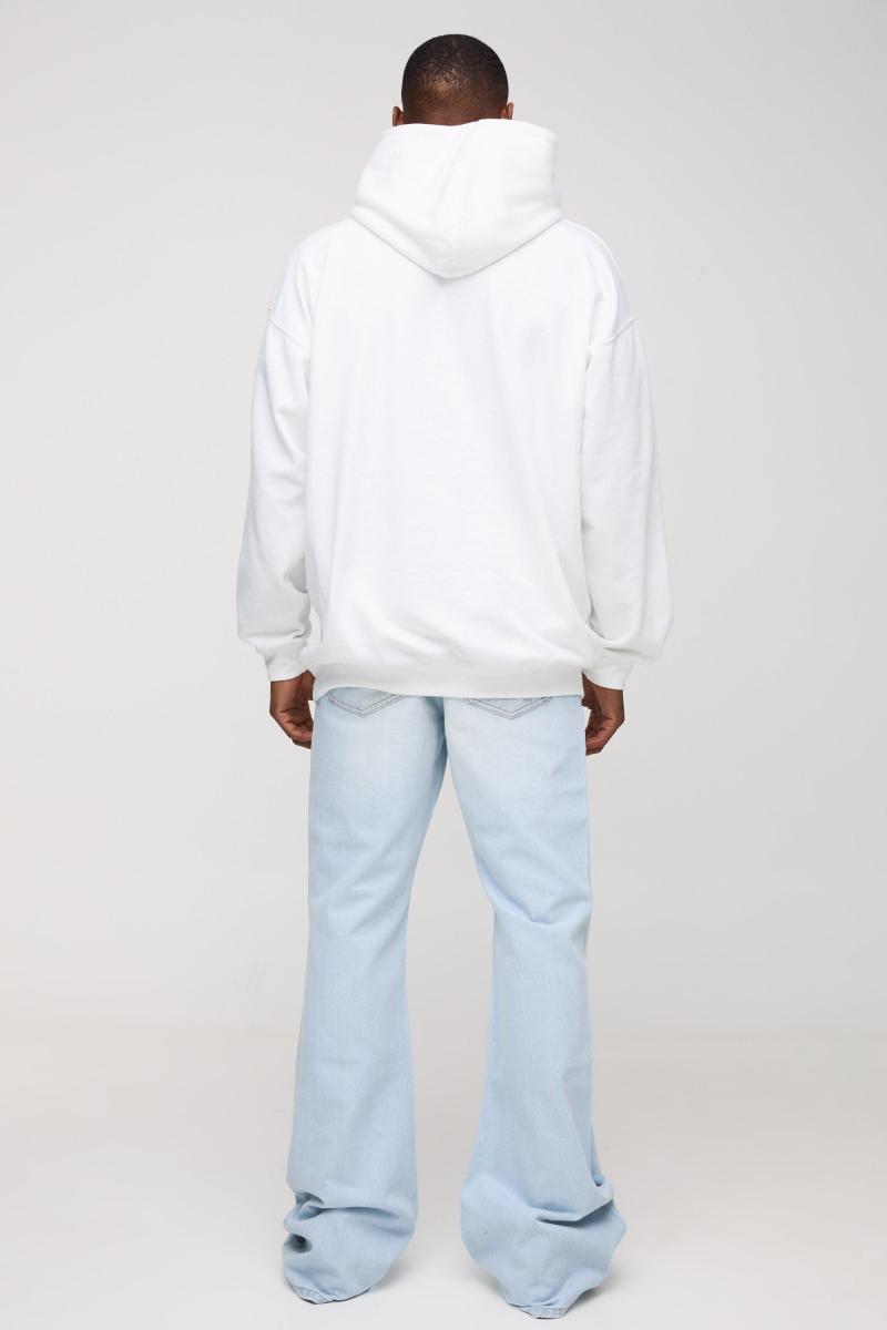 Худі великого розміру з готичним малюнком M