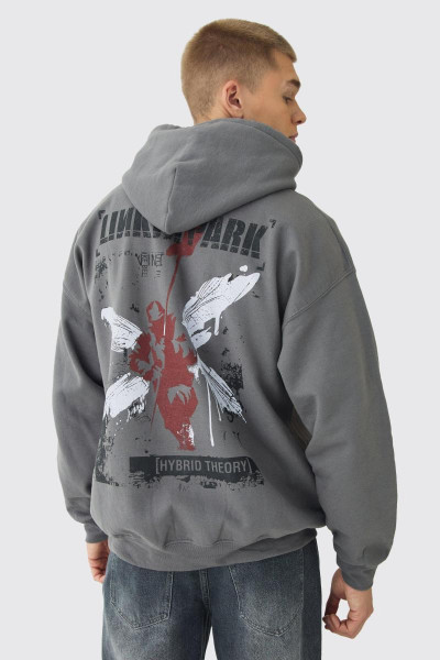 Великий худі Linkin Park Wash License