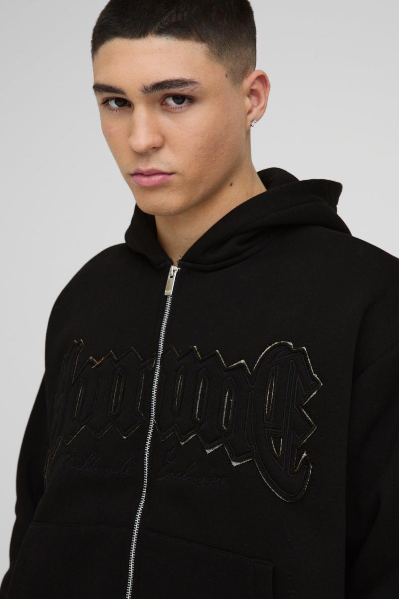 Негабаритний аплікаційний костюм Homme