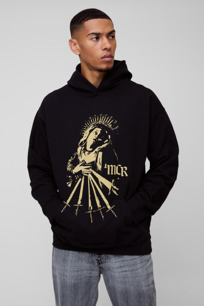 Велике худі з принтом My Chemical Romance Велике худі з принтом My Chemical Romance