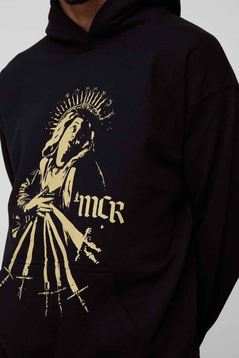 Велике худі з принтом My Chemical Romance