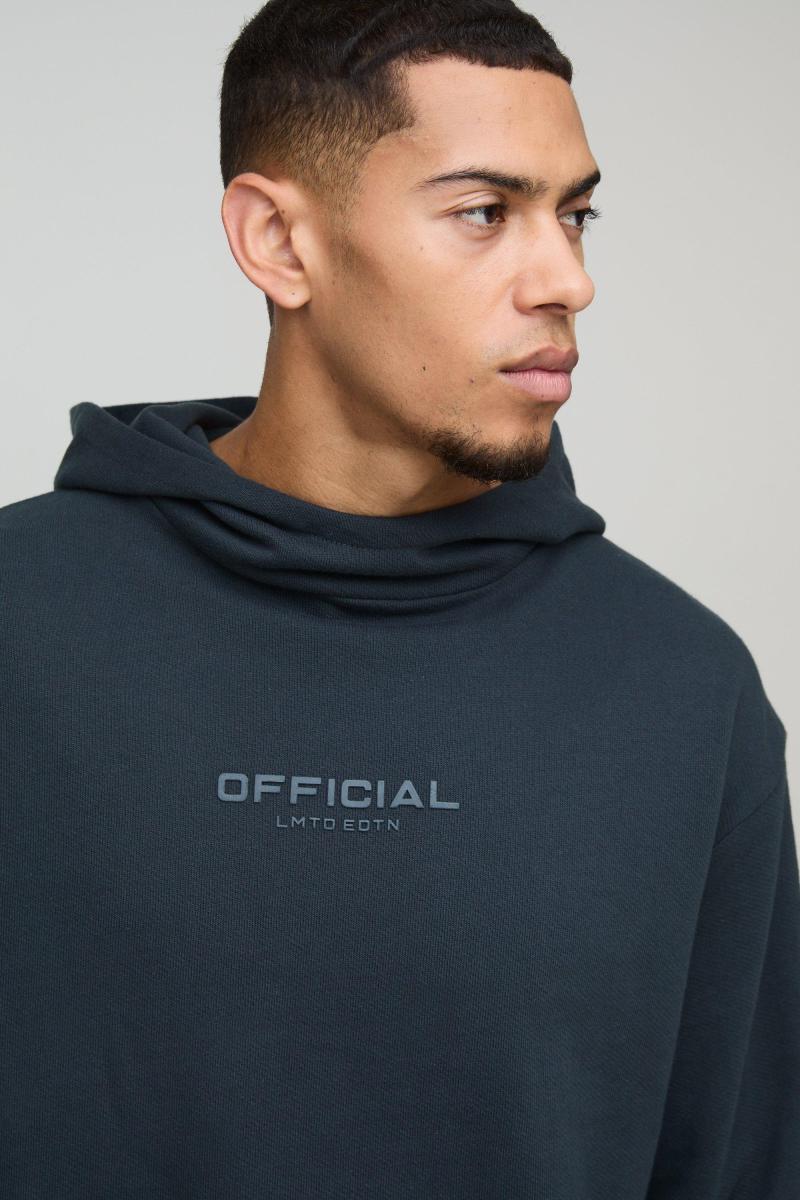 Худі великого розміру з круглим вирізом