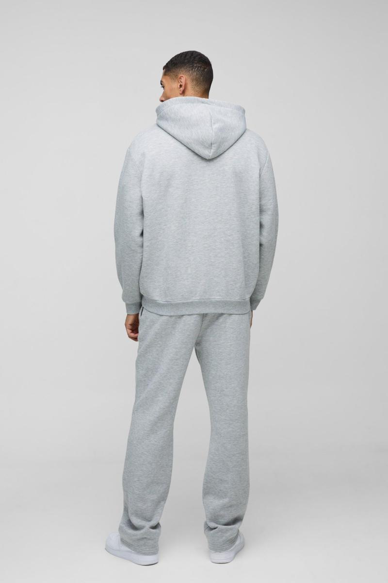 Негабаритний у всьому світі офіційний текстовий друк Zip через трек -костюм