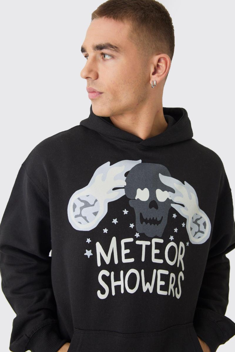 Великий спортивний костюм з принтом Meteor Shows Puff