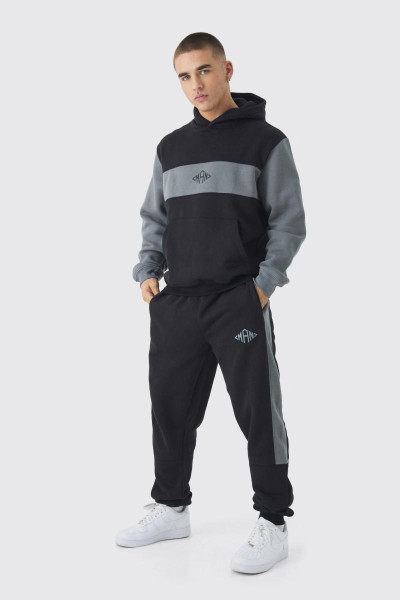 Чоловічий спортивний костюм Regular Fit Diamond Color Block з капюшоном