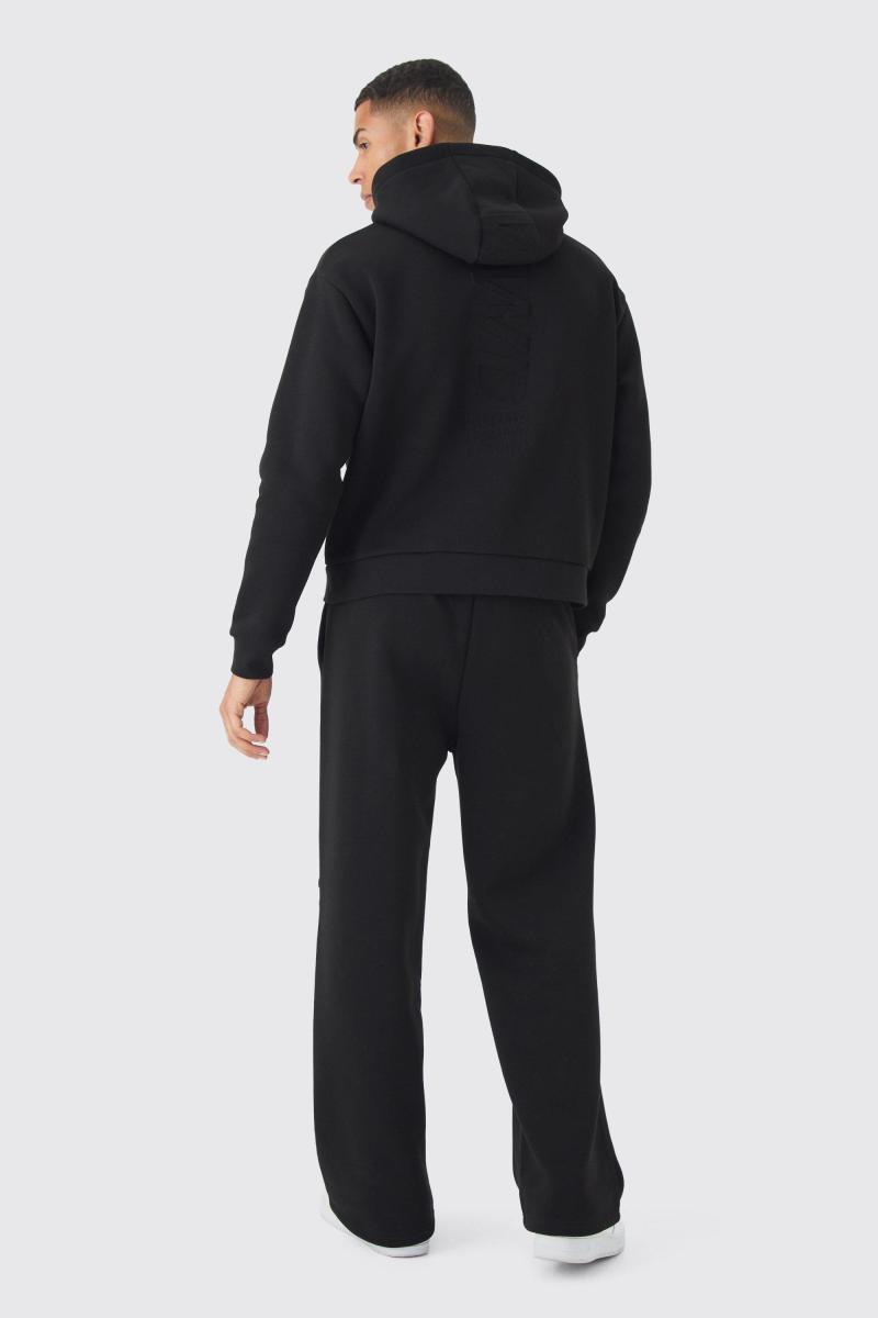 Великий спортивний костюм Boxy Worldwide Emboss із широкими штанинами