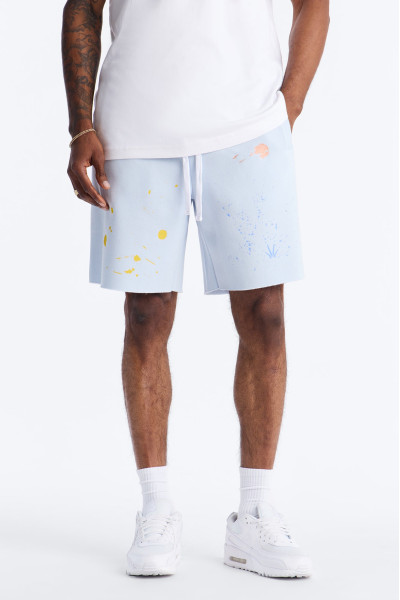 Розслаблені вишиті шорти 