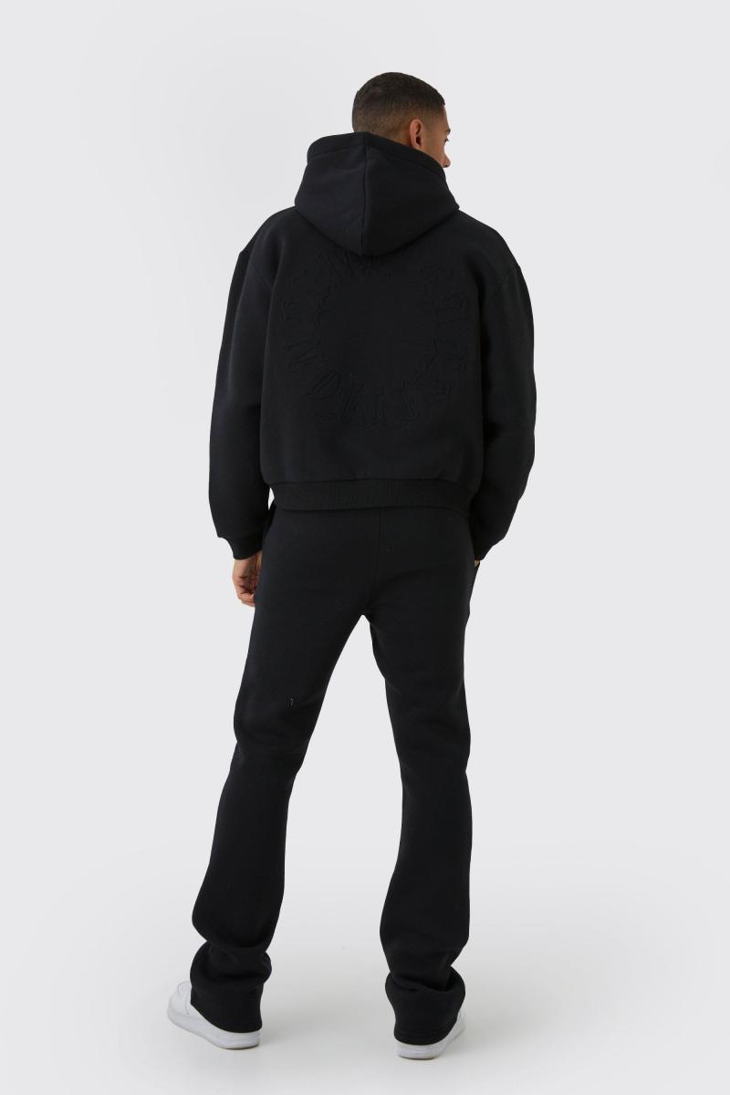 Спортивний костюм великого розміру Boxy Worldwide Embossed
