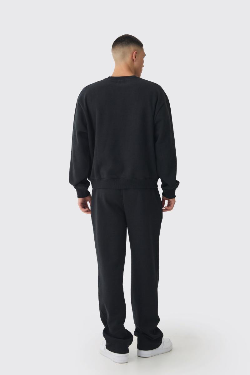 Спортивний костюм великого розміру Boxy Homme з тисненням