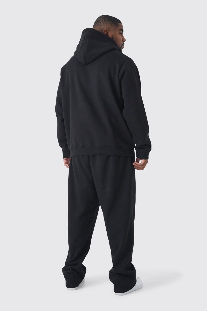 Чорна толстовка стандартного крою 330GSM Plus