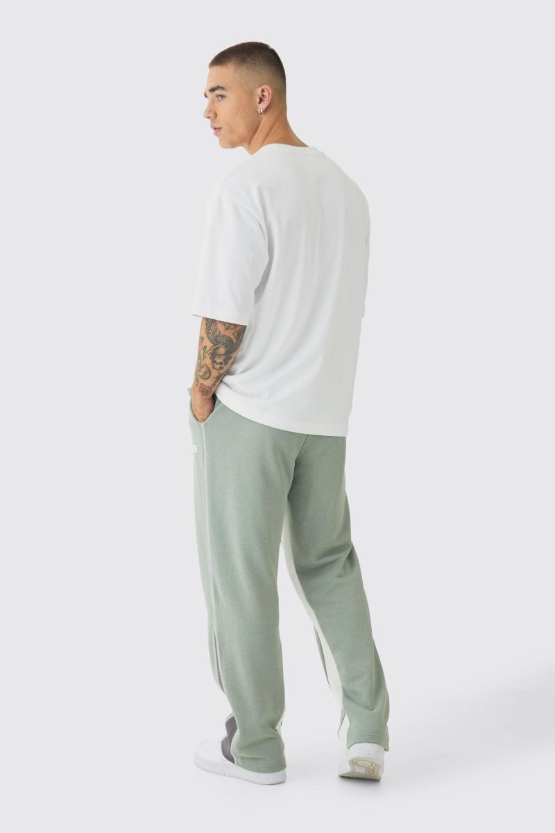 Пряма штанина з контрастною строчкою Loopback Gusset Jogger