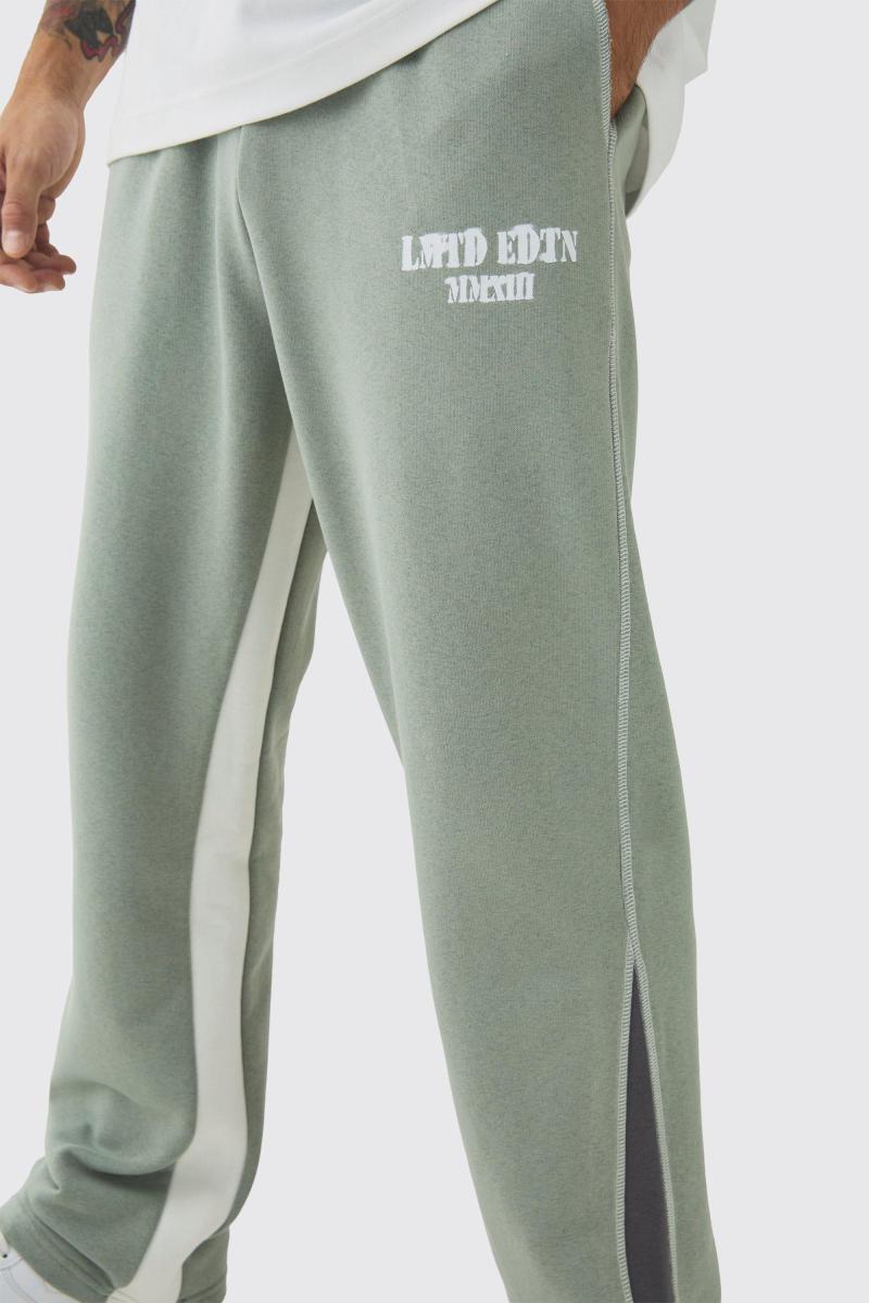 Пряма штанина з контрастною строчкою Loopback Gusset Jogger