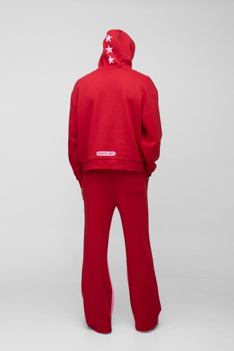 Величезний спортивний костюм Worldwide Star Varsity з капюшоном і ластовицею